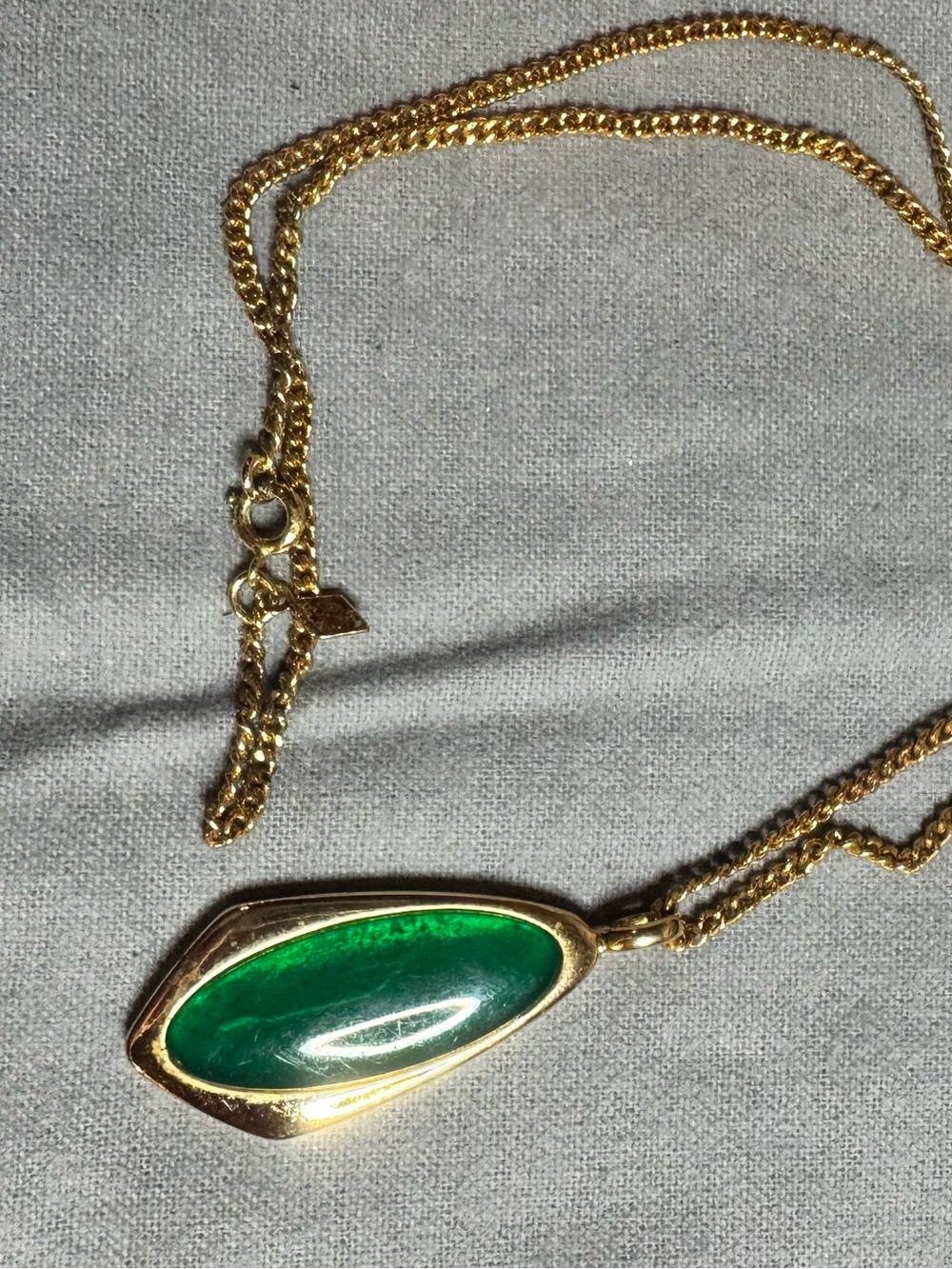Vintage Sarah Coventry Evergreen reversible necklace